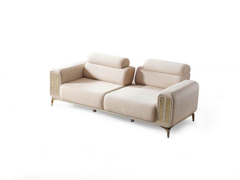 Armoni Elf Convertible Loveseat in Grey - 200-ELIF-ARM-A535-2
