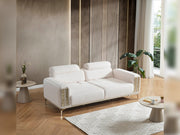 Armoni Elf Convertible Loveseat in Grey - 200-ELIF-ARM-A535-2