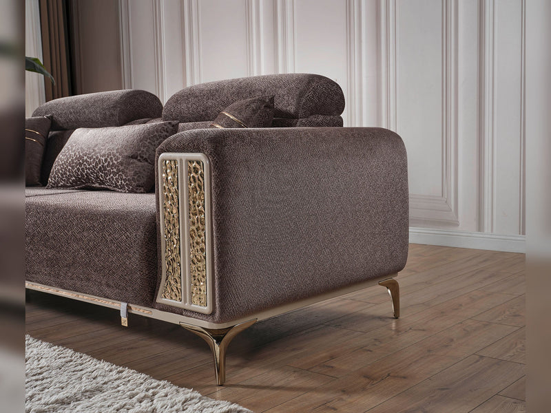 Armoni Elf Convertible Sofa in Beige - 200-ELIF-ARM-A530-3