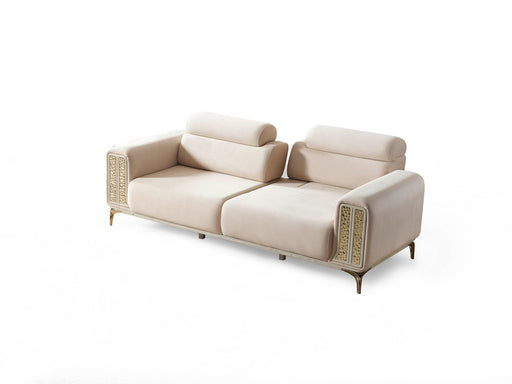 Armoni Elf Convertible Sofa in Beige - 200-ELIF-ARM-A530-3