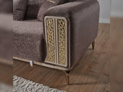 Armoni Elf Convertible Sofa in Beige - 200-ELIF-ARM-A530-3