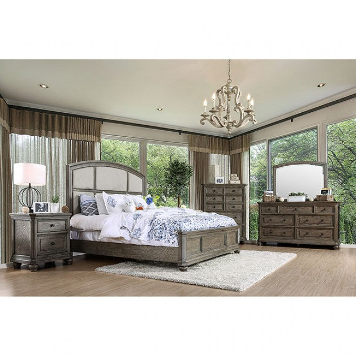 Armus Wire-Brushed Gray Mirror - CM7719M