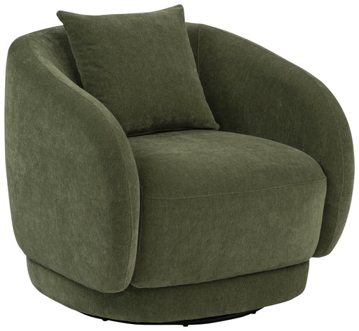 Arnaud Chenille Upholstered Swivel Accent Chair Green - 902487