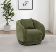 Arnaud Chenille Upholstered Swivel Accent Chair Green - 902487