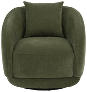 Arnaud Chenille Upholstered Swivel Accent Chair Green - 902487