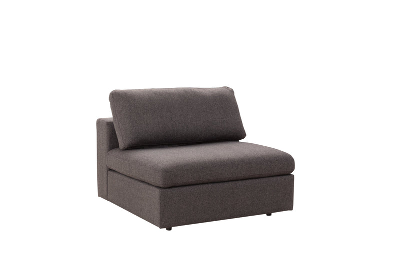 Arny Smoke Armless Chair - ARNY-CHAIR