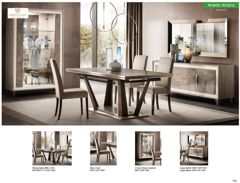Arredoambra Dining By Arredoclassic Set - Gate FurnitureDining Room Set