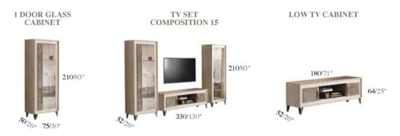 ArredoAmbra Entertainment Center by Arredoclassic, Italy SET - p11828