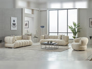 Arthur 3-pieces (Sofa & Loveseat & Chair) Livingroom in Cream - 200-SIM-ART-ERATO08-321