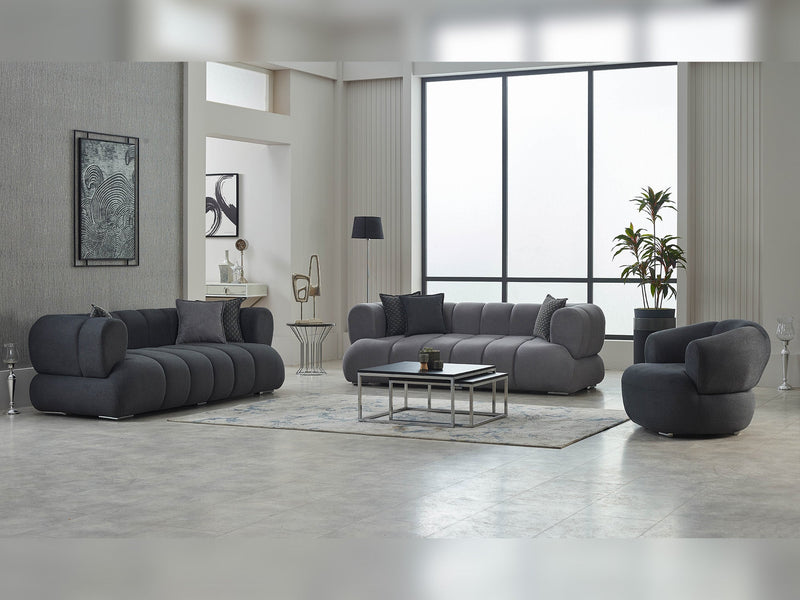 Arthur 3-pieces (Sofa & Loveseat & Chair) Livingroom in Cream - 200-SIM-ART-ERATO08-321