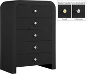 Artisto Ash Veneer Chest in Black - 888Black-CH