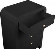 Artisto Ash Veneer Chest in Black - 888Black-CH