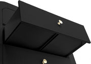 Artisto Ash Veneer Chest in Black - 888Black-CH