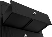 Artisto Ash Veneer Chest in Black - 888Black-CH