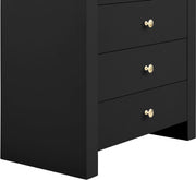 Artisto Ash Veneer Chest in Black - 888Black-CH