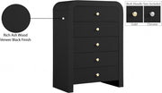 Artisto Ash Veneer Chest in Black - 888Black-CH