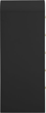Artisto Ash Veneer Chest in Black - 888Black-CH
