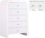 Artisto Ash Veneer Chest in White - 888White-CH