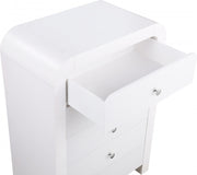 Artisto Ash Veneer Chest in White - 888White-CH