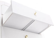 Artisto Ash Veneer Chest in White - 888White-CH