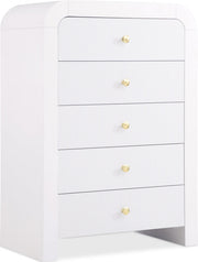 Artisto Ash Veneer Chest in White - 888White-CH
