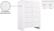 Artisto Ash Veneer Chest in White - 888White-CH