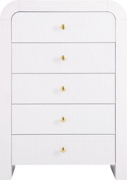 Artisto Ash Veneer Chest in White - 888White-CH