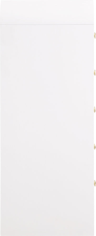 Artisto Ash Veneer Chest in White - 888White-CH