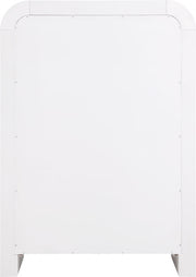 Artisto Ash Veneer Chest in White - 888White-CH
