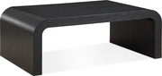 Artisto Ash Veneer Coffee Table in Black - 888Black-CT