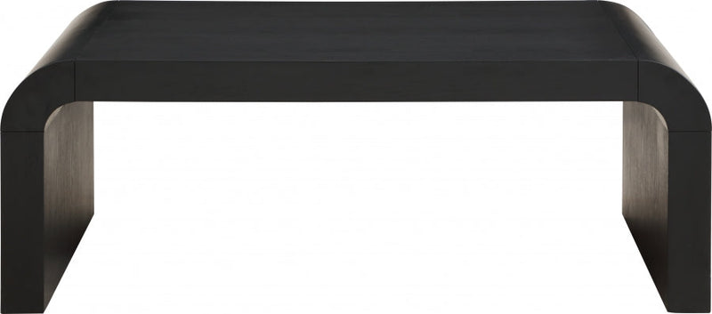 Artisto Ash Veneer Coffee Table in Black - 888Black-CT