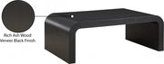 Artisto Ash Veneer Coffee Table in Black - 888Black-CT