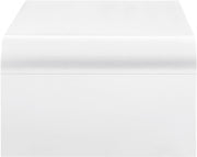 Artisto Ash Veneer Coffee Table in White - 888White-CT