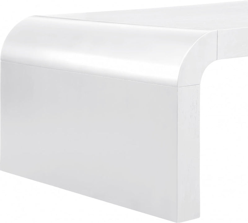 Artisto Ash Veneer Coffee Table in White - 888White-CT