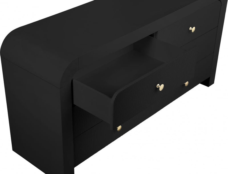 Artisto Ash Veneer Dresser in Black - 888Black-D