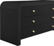 Artisto Ash Veneer Dresser in Black - 888Black-D