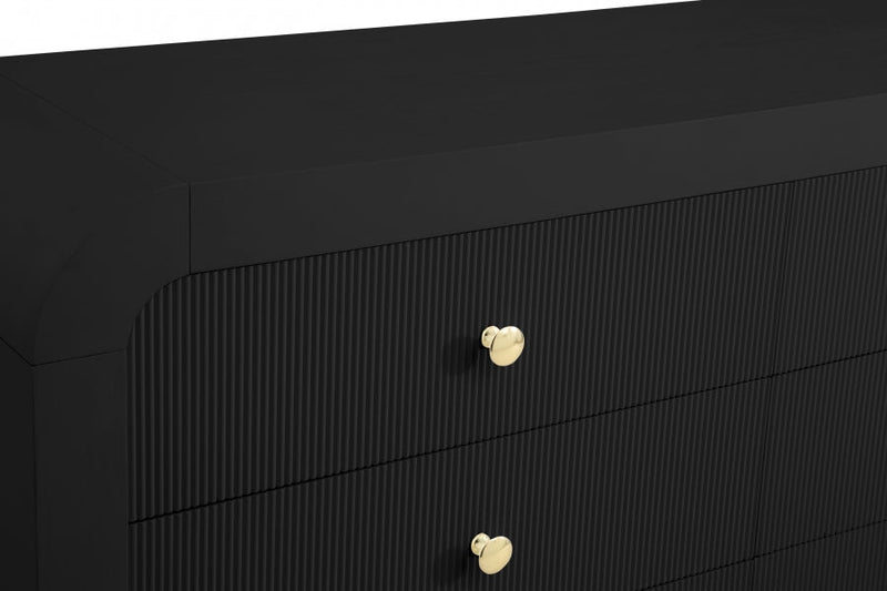 Artisto Ash Veneer Dresser in Black - 888Black-D