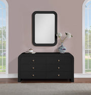 Artisto Ash Veneer Dresser in Black - 888Black-D
