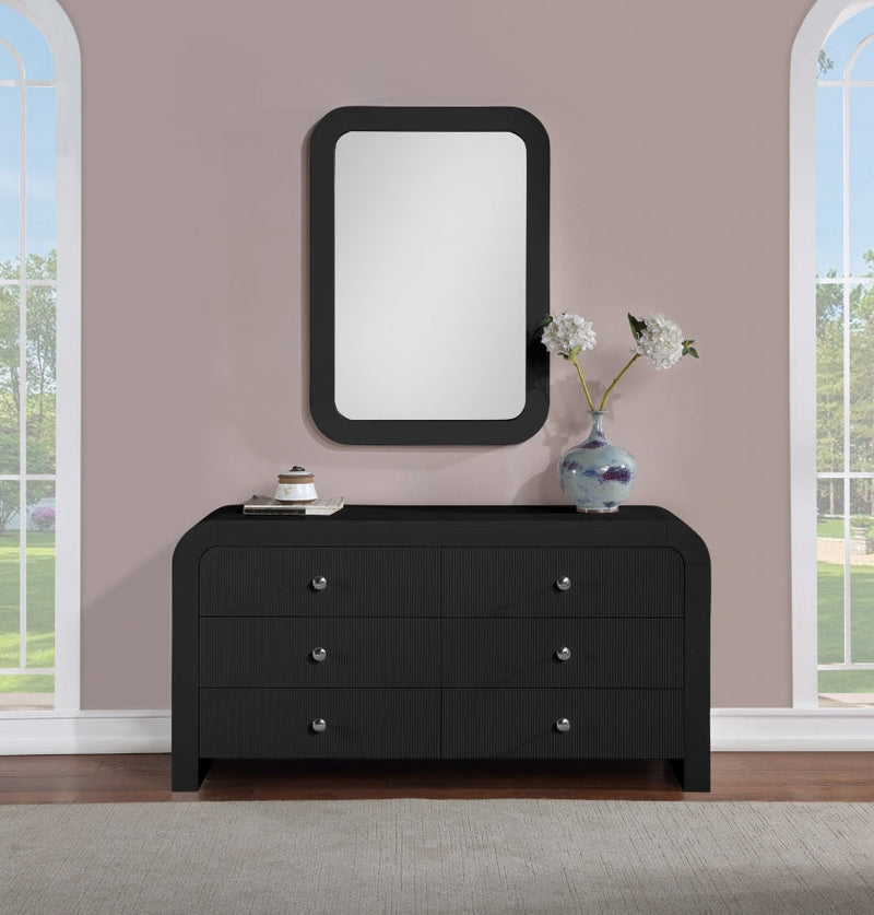 Artisto Ash Veneer Dresser in Black - 888Black-D