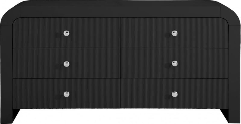 Artisto Ash Veneer Dresser in Black - 888Black-D