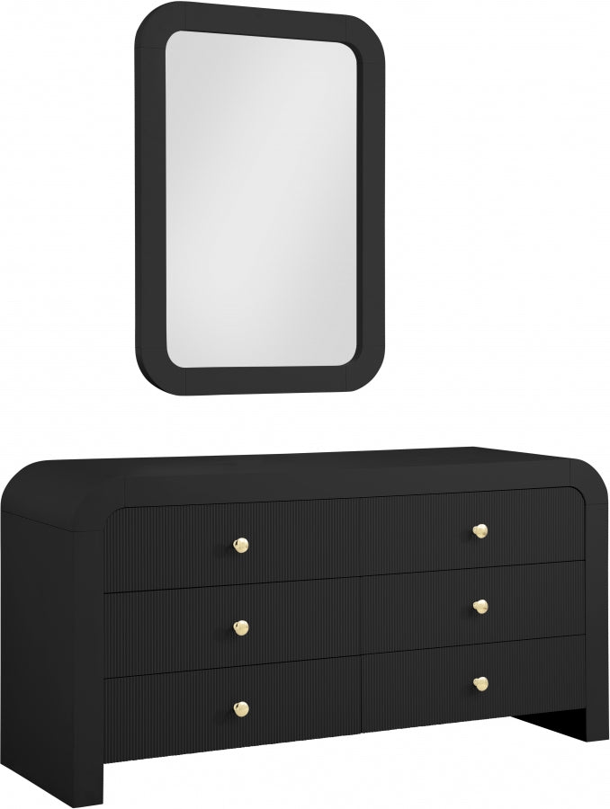 Artisto Ash Veneer Dresser in Black - 888Black-D