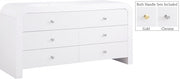 Artisto Ash Veneer Dresser in White - 888White-D