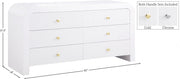 Artisto Ash Veneer Dresser in White - 888White-D