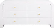 Artisto Ash Veneer Dresser in White - 888White-D