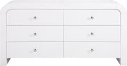 Artisto Ash Veneer Dresser in White - 888White-D