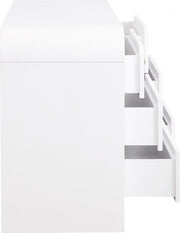 Artisto Ash Veneer Dresser in White - 888White-D