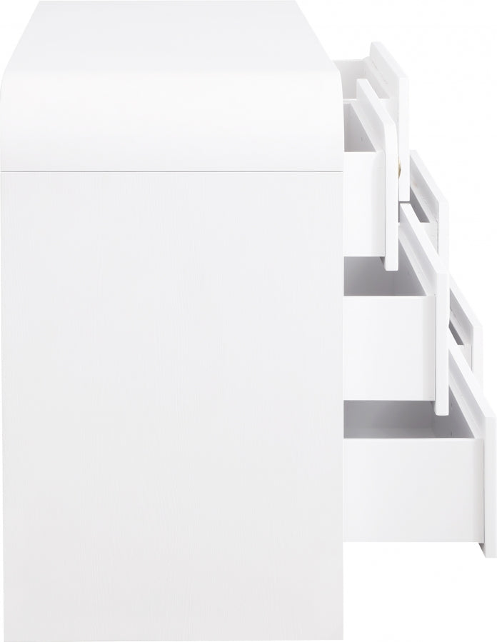 Artisto Ash Veneer Dresser in White - 888White-D