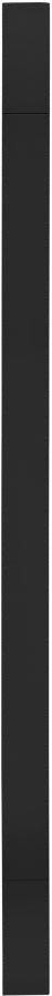 Artisto Ash Veneer Framed Mirror in Black - 888Black-M