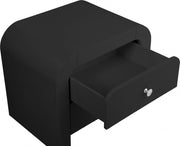 Artisto Ash Veneer Nightstand in Black - 888Black-NS