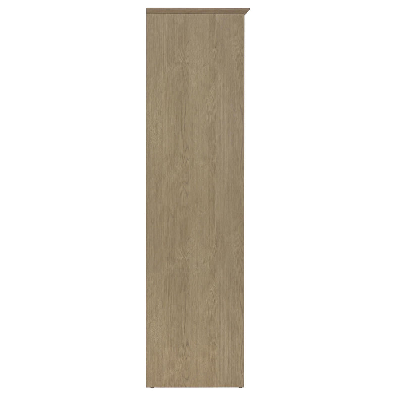 Arvida 2-door Bedroom Wardrobe Storage Cabinet Armoire Latte - 950443